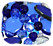 Blue & Aqua Czech Glass Beads