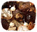 Brown Czech Glass Beads