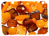 Orange Czech Glass Beads