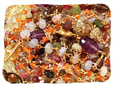 Gemstone & Shell Bead Chain