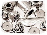 Silver & Rhodium Beads