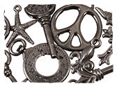 Gunmetal Charms & Pendants