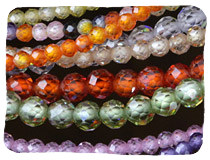 Cubic Zirconia Beads