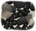 Black & Smoky Tumbled & Matte Glass Beads