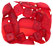 Red Tumbled & Matte Glass Beads
